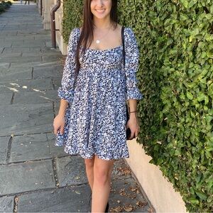 Floral Long Sleeve Dress